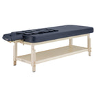 Master Massage 30” AirMaster Full Body Stretching Airwave Stationary Massage Table with Airbags. 3D Lumbar Traction - Neck, Back, Waist, Hip Relaxation & Pain Relief for Professional & Home Use Chiropractic Table (Natual color frame)