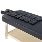 Master Massage 30” AirMaster Full Body Stretching Airwave Stationary Massage Table with Airbags. 3D Lumbar Traction - Neck, Back, Waist, Hip Relaxation & Pain Relief for Professional & Home Use Chiropractic Table (Natual color frame)