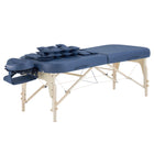 Master Massage 30” Concord Airwave Full Body Stretching Portable Massage Table with Airbags Compression, Lumbar & Neck Traction, Back, Waist, Hip Leg Massage. For Beauty Salon, Massage Professionals and Home Use Chiropractic Table (Royal Blue)