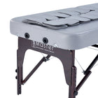 Master Massage 30” Bristol Airwave Full Body Stretching Portable Massage Table with Reiki Panel and Airbags . 3D Lumbar Traction - Neck, Back, Waist, Hip Relaxation & Pain Relief for Professional& Home Use Chiropractic Table (Dove Grey)