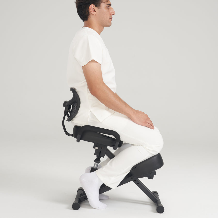 Master Massage Ergonomic Kneeling Chair with Back Support for