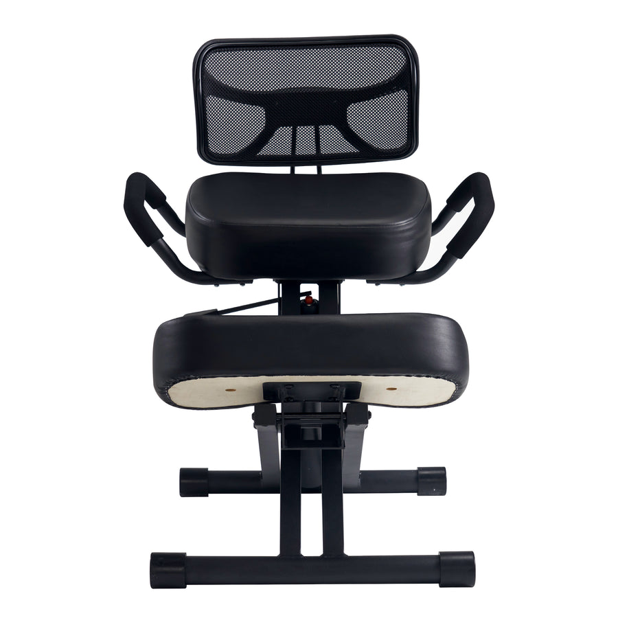 Adjustable Ergonomic Kneeling Angled Office Chair for Posture, Black