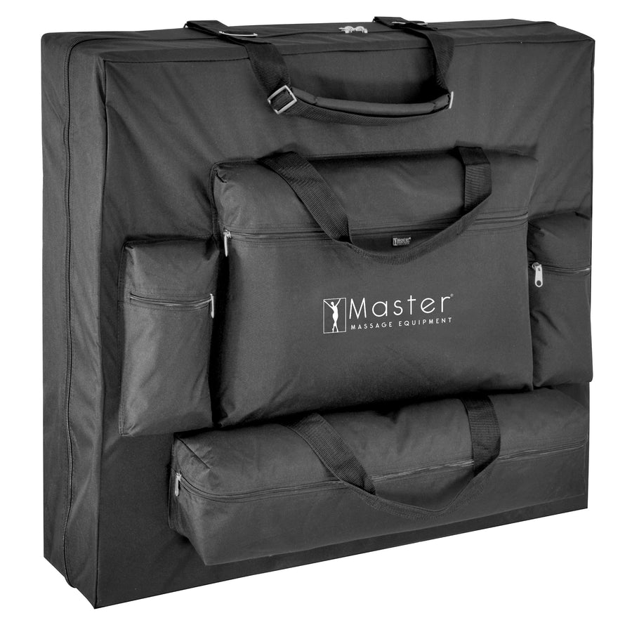 Master Massage 30" Phoenix Portable massage Table Blue carrying case