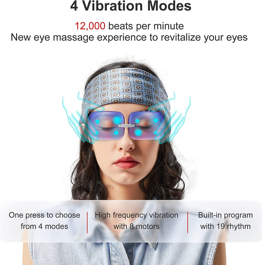 Heated Eye Massager | Rechargeable Eye Massager | Zarifa